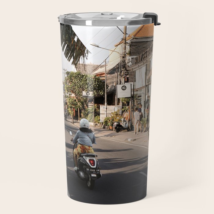Tropical Road On Bali Island Art Print | Summer Holiday Photo | Digital Indonesia Travel Photography Travel Mug Gallery Image 2