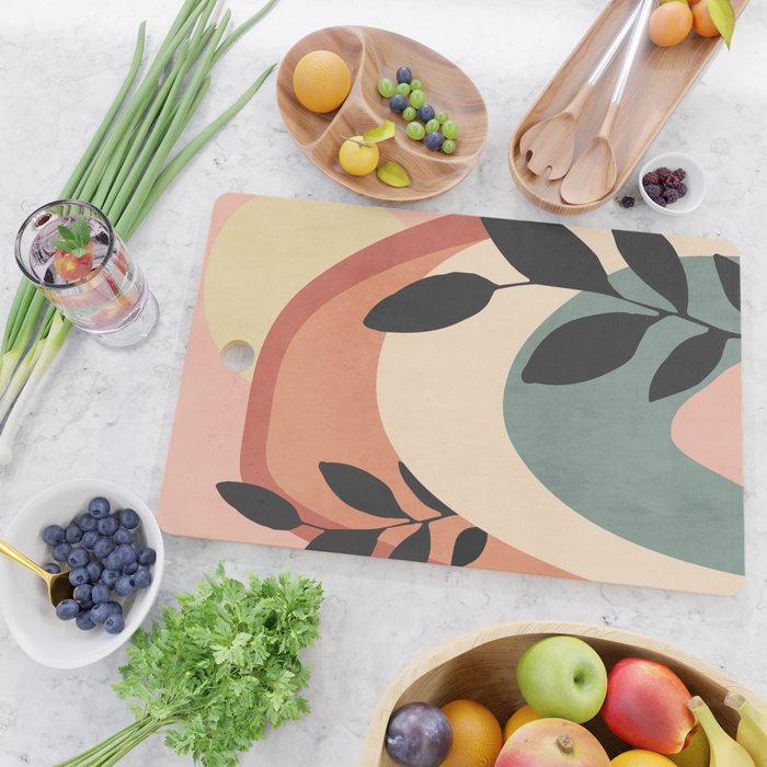 Abstract Art Rainbow 6 Cutting Board Gallery Image 2
