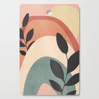 Abstract Art Rainbow 6 Cutting Board Gallery Image 1