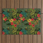 Tropical garden Outdoor Rug Gallery Image 1