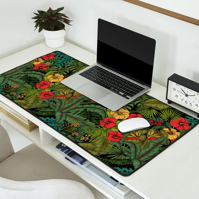 Tropical garden Desk Mat Gallery Image 2