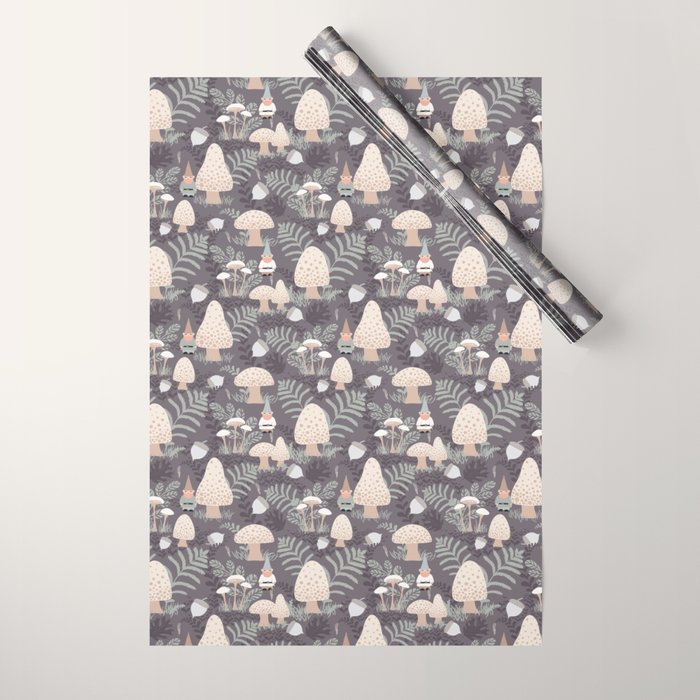 Forest Gnomes Wrapping Paper Gallery Image 1