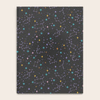 Colorful Night Sky on Black Notebook Gallery Image 4
