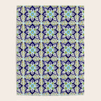 Talavera Mexican Tile IN BLU Poster Gallery Image 4