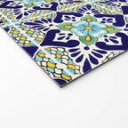 Talavera Mexican Tile IN BLU Welcome Mat Gallery Image 2
