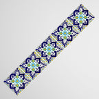 Talavera Mexican Tile IN BLU Table Runner Gallery Image 3