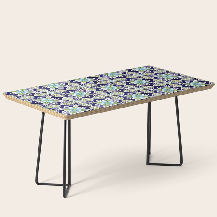 Talavera Mexican Tile IN BLU Coffee Table Gallery Image 1