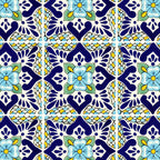 Talavera Mexican Tile IN BLU Coffee Mug Gallery Image 2