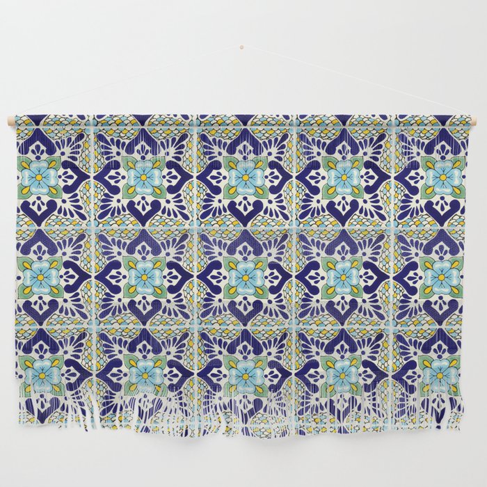 Talavera Mexican Tile IN BLU Wall Hanging Gallery Image 1