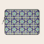 Talavera Mexican Tile IN BLU Laptop Sleeve Gallery Image 1