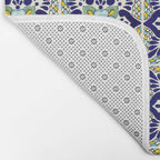 Talavera Mexican Tile IN BLU Bath Mat Gallery Image 2