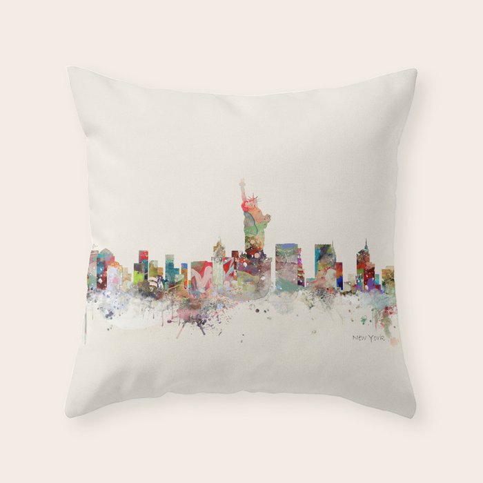 new york city Throw Pillow Gallery Image 6