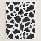 Black and White Cow Print Jigsaw Puzzle Gallery Image 1