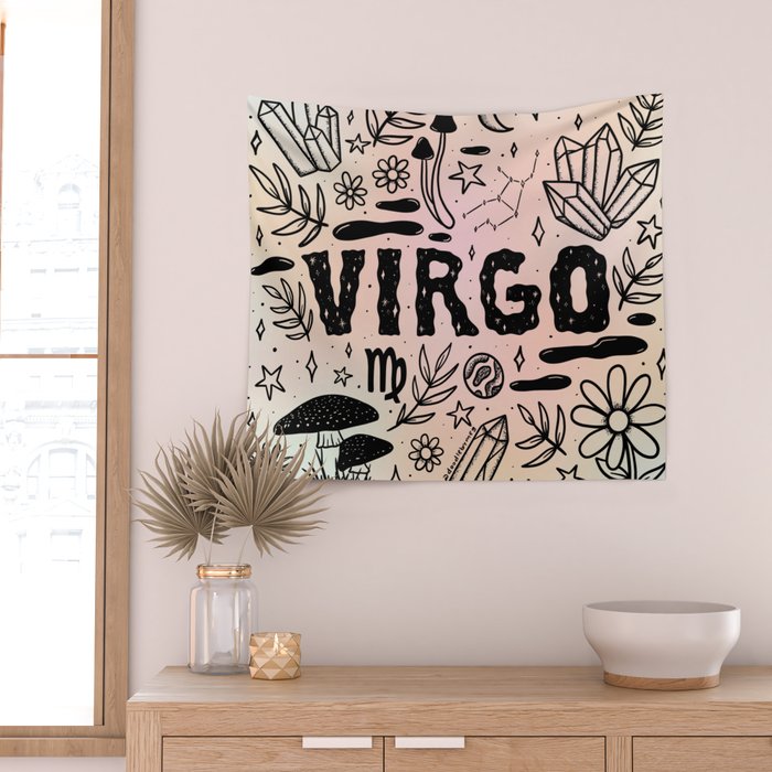 Celestial Virgo Wall Tapestry Gallery Image 2