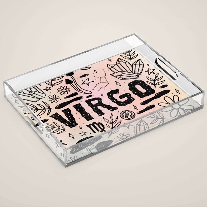 Celestial Virgo Acrylic Tray Gallery Image 1