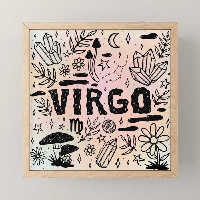 Celestial Virgo Mini Art Print Gallery Image 1