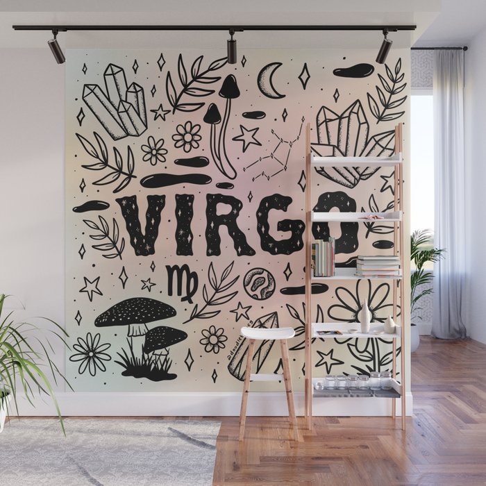 Celestial Virgo Wall Mural Gallery Image 1