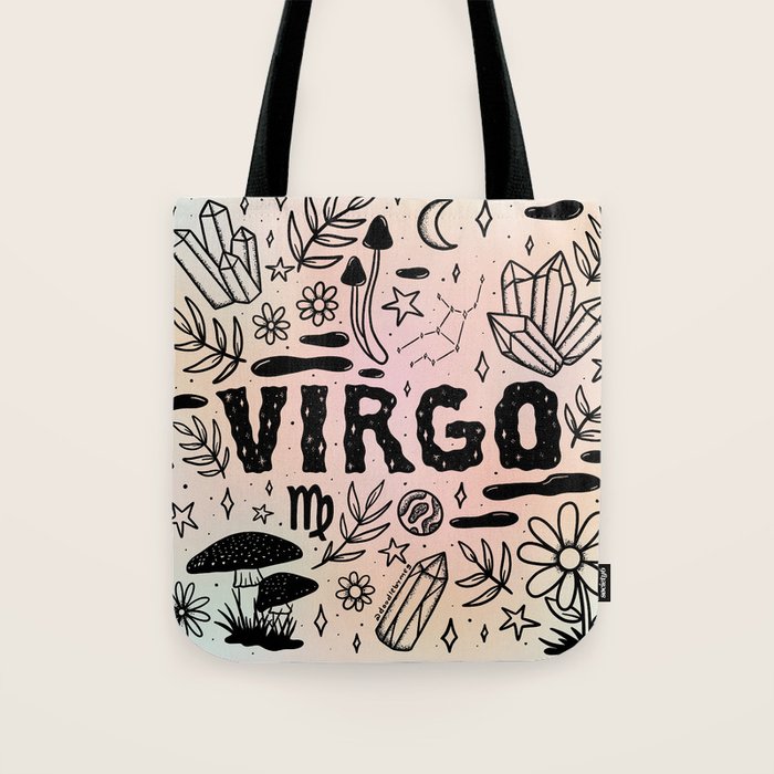 Celestial Virgo Tote Bag Gallery Image 1