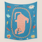 Trippy tigers Wall Tapestry Gallery Image 4