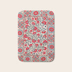 Shakhrisyabz Suzani Uzbekistan Embroidery Print Bath Mat Gallery Image 1