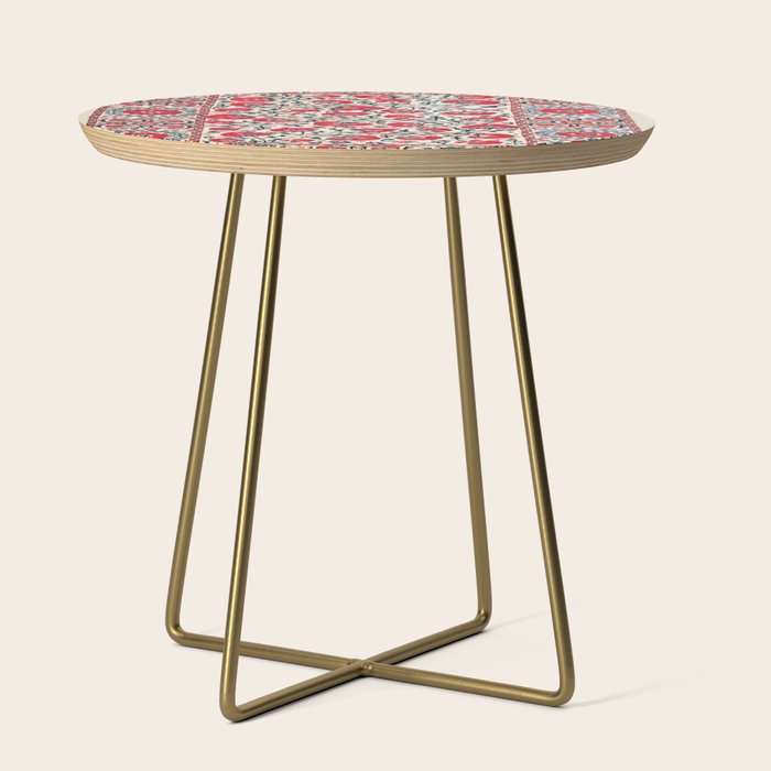 Shakhrisyabz Suzani Uzbekistan Embroidery Print Side Table Gallery Image 1