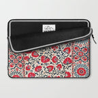 Shakhrisyabz Suzani Uzbekistan Embroidery Print Laptop Sleeve Gallery Image 2