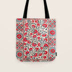 Shakhrisyabz Suzani Uzbekistan Embroidery Print Tote Bag Gallery Image 1