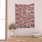 Shakhrisyabz Suzani Uzbekistan Embroidery Print Wall Tapestry Gallery Image 2
