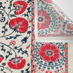 Shakhrisyabz Suzani Uzbekistan Embroidery Print Wall Tapestry Gallery Image 3