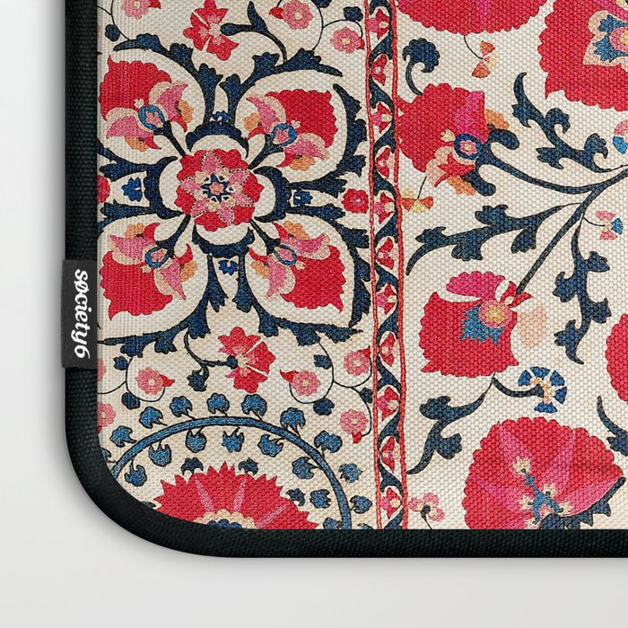 Shakhrisyabz Suzani Uzbekistan Embroidery Print Laptop Sleeve Gallery Image 3