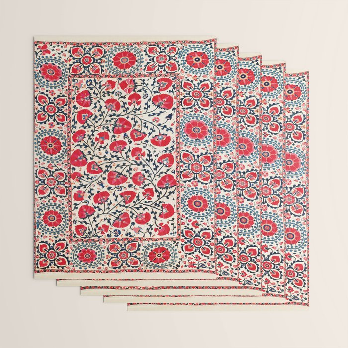 Shakhrisyabz Suzani Uzbekistan Embroidery Print Wrapping Paper Gallery Image 3