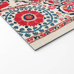 Shakhrisyabz Suzani Uzbekistan Embroidery Print Welcome Mat Gallery Image 2