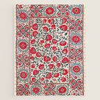 Shakhrisyabz Suzani Uzbekistan Embroidery Print Jigsaw Puzzle Gallery Image 1