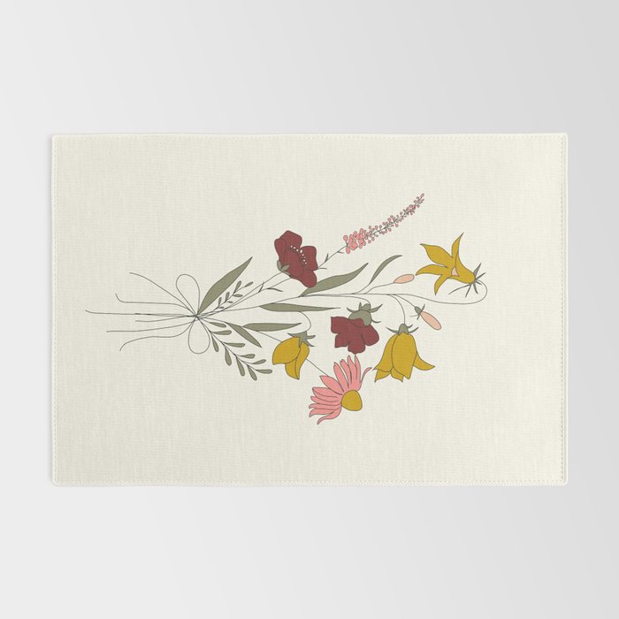 Wildflowers Bouquet Rug Gallery Image 2