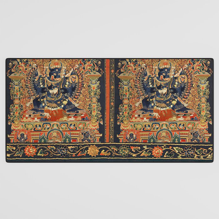 Tantric Buddhist Vajrabhairava Deity 2 Desk Mat Gallery Image 3