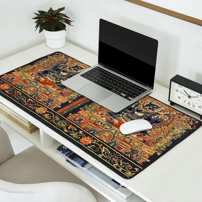 Tantric Buddhist Vajrabhairava Deity 2 Desk Mat Gallery Image 2