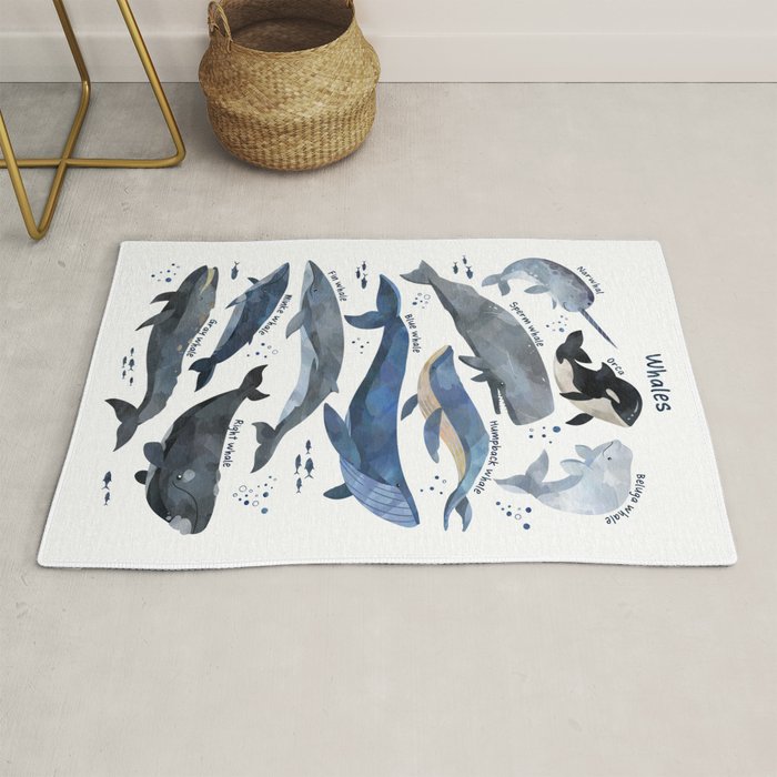 Whales Rug Gallery Image 1