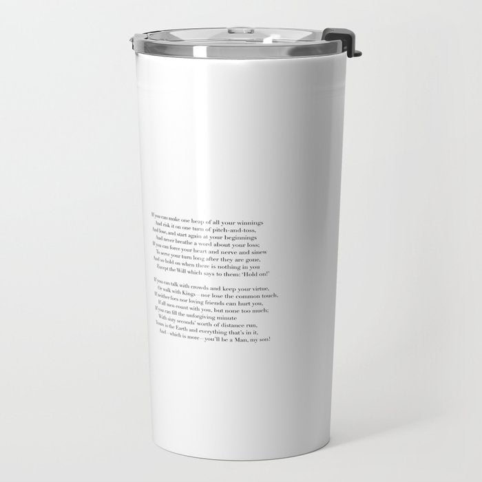 If by Rudyard Kipling Travel Mug Gallery Image 2
