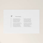 If by Rudyard Kipling Welcome Mat Gallery Image 1
