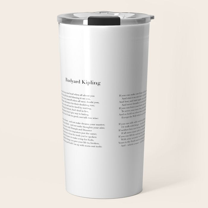 If by Rudyard Kipling Travel Mug Gallery Image 1