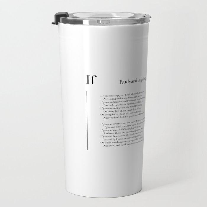 If by Rudyard Kipling Travel Mug Gallery Image 3