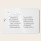 If by Rudyard Kipling Cutting Board Gallery Image 1