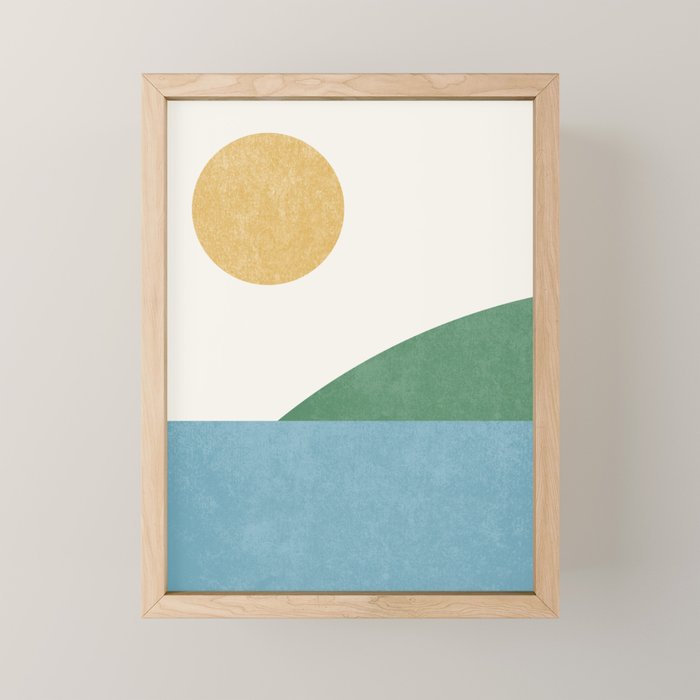Sunny Landscape Mini Art Print Gallery Image 1