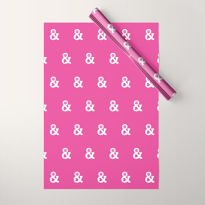 Peace and Love (pink edition) Wrapping Paper Gallery Image 1