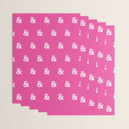 Peace and Love (pink edition) Wrapping Paper Gallery Image 3
