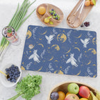 Celestial Pigs lunar blue Cutting Board Gallery Image 2
