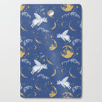 Celestial Pigs lunar blue Cutting Board Gallery Image 1