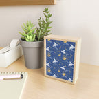 Celestial Pigs lunar blue Mini Art Print Gallery Image 2
