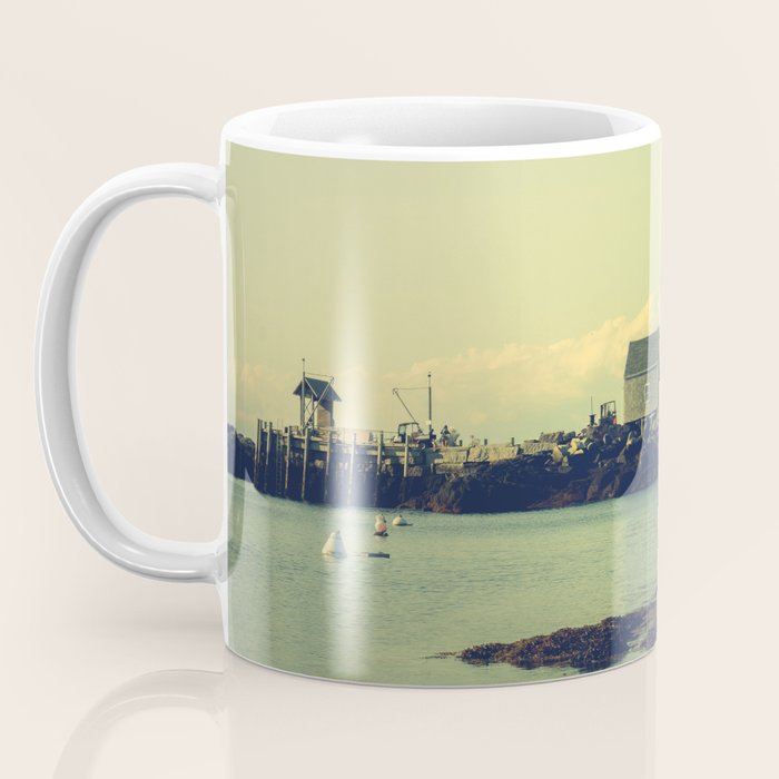 First Light on the Coast Monhegan Island Maine photograph Coffee Mug Gallery Image 3