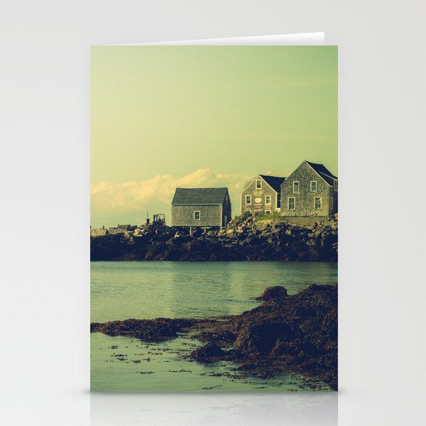 First Light on the Coast Monhegan Island Maine photograph Stationery Card Gallery Image 2